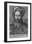 'Portrait of Pietro Aretino', c1517-Marcantonio Raimondi-Framed Giclee Print
