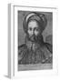 'Portrait of Pietro Aretino', c1517-Marcantonio Raimondi-Framed Giclee Print