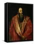 Portrait of Pietro Aretino-Titian (Tiziano Vecelli)-Framed Stretched Canvas