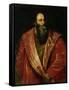 Portrait of Pietro Aretino-Titian (Tiziano Vecelli)-Framed Stretched Canvas