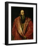 Portrait of Pietro Aretino-Titian (Tiziano Vecelli)-Framed Giclee Print