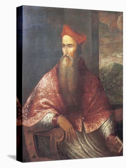 Portrait of Pietro Bembo, 1545-Titian (Tiziano Vecelli)-Stretched Canvas