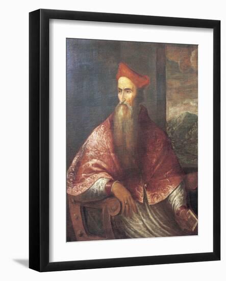 Portrait of Pietro Bembo, 1545-Titian (Tiziano Vecelli)-Framed Giclee Print