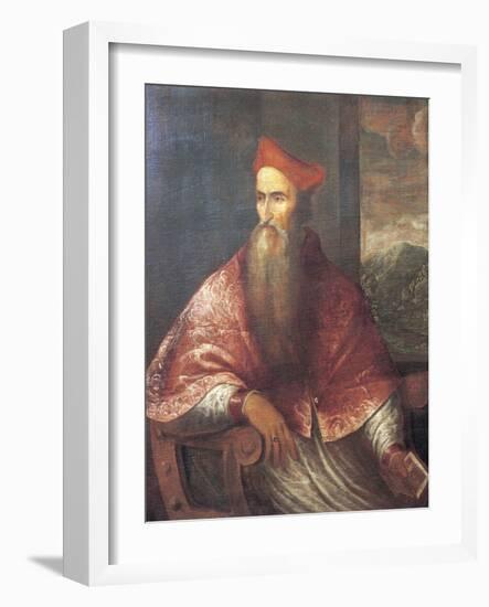 Portrait of Pietro Bembo, 1545-Titian (Tiziano Vecelli)-Framed Giclee Print