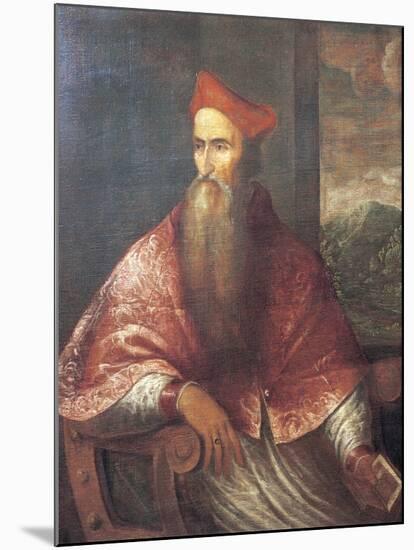 Portrait of Pietro Bembo, 1545-Titian (Tiziano Vecelli)-Mounted Giclee Print