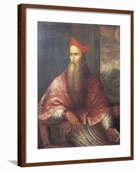 Portrait of Pietro Bembo, 1545-Titian (Tiziano Vecelli)-Framed Giclee Print