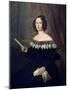 Portrait of Pilar De Jandiola, Doña Pilar De Jandiola-Antonio Maria Esquivel-Mounted Giclee Print