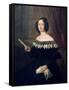 Portrait of Pilar De Jandiola, Doña Pilar De Jandiola-Antonio Maria Esquivel-Framed Stretched Canvas