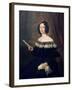 Portrait of Pilar De Jandiola, Doña Pilar De Jandiola-Antonio Maria Esquivel-Framed Giclee Print