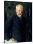 Portrait of Piotr Ilyich Tchaikovsky (1840-93), Russian Composer, 1893-Nikolai Dmitrievich Kuznetsov-Stretched Canvas