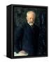 Portrait of Piotr Ilyich Tchaikovsky (1840-93), Russian Composer, 1893-Nikolai Dmitrievich Kuznetsov-Framed Stretched Canvas