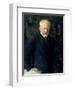 Portrait of Piotr Ilyich Tchaikovsky (1840-93), Russian Composer, 1893-Nikolai Dmitrievich Kuznetsov-Framed Giclee Print