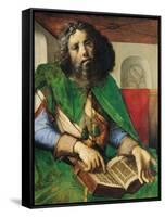 Portrait of Plato (429-347 BC) circa 1475-Joos van Gent-Framed Stretched Canvas