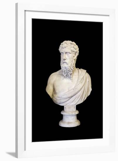 Portrait of Plato (marble)-Roman-Framed Photographic Print