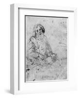 Portrait of Plato-Raphael-Framed Giclee Print