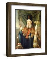 Portrait of Platon, Metropolitan of Moscow and Kolomna-Vladimir Lukich Borovikovsky-Framed Giclee Print