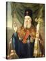 Portrait of Platon, Metropolitan of Moscow and Kolomna-Vladimir Lukich Borovikovsky-Stretched Canvas