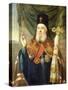 Portrait of Platon, Metropolitan of Moscow and Kolomna-Vladimir Lukich Borovikovsky-Stretched Canvas