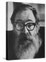 Portrait of Poet John Berryman with Full Beard-Terence Spencer-Stretched Canvas