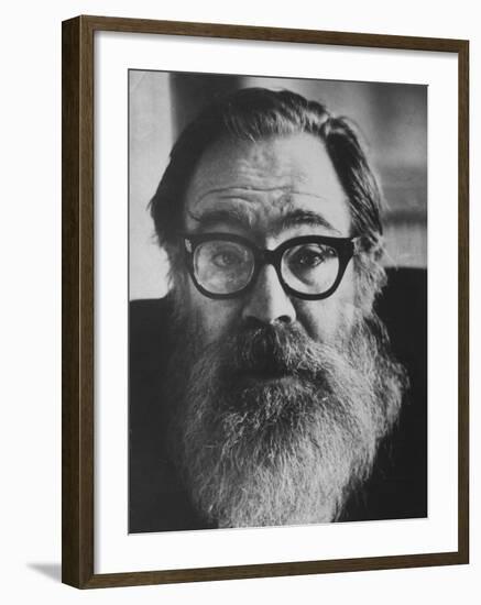 Portrait of Poet John Berryman with Full Beard-Terence Spencer-Framed Premium Photographic Print