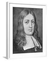 Portrait of Poet John Milton-null-Framed Giclee Print