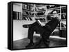 Portrait of Poet Robert Trail Spence Lowell-Alfred Eisenstaedt-Framed Stretched Canvas