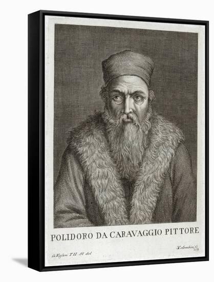 Portrait of Polidoro Da Caravaggio-null-Framed Stretched Canvas