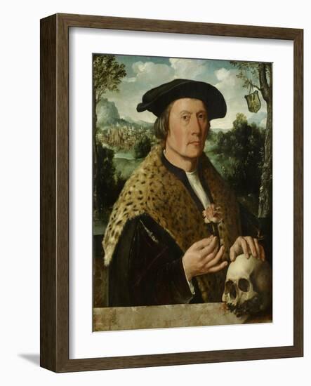 Portrait of Pompeius Occo, C. 1531-Dirk Jacobsz-Framed Giclee Print