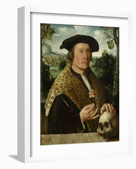 Portrait of Pompeius Occo, C. 1531-Dirk Jacobsz-Framed Giclee Print