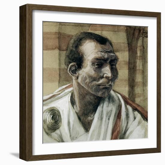 Portrait of Pontius Pilate-James Tissot-Framed Giclee Print