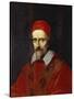 Portrait of Pope Clement Ix , Bust Length-Roman School-Stretched Canvas