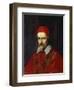 Portrait of Pope Clement Ix , Bust Length-Roman School-Framed Premium Giclee Print