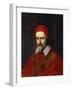 Portrait of Pope Clement Ix , Bust Length-Roman School-Framed Giclee Print