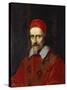 Portrait of Pope Clement Ix , Bust Length-Roman School-Stretched Canvas