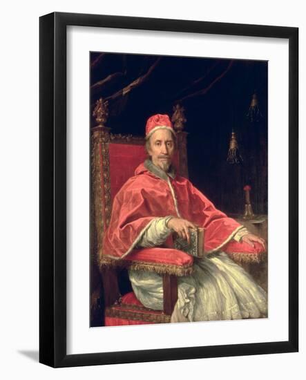 Portrait of Pope Clement IX-Carlo Maratti-Framed Giclee Print