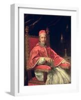 Portrait of Pope Clement IX-Carlo Maratti-Framed Giclee Print