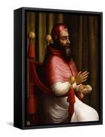 Portrait of Pope Clement VII-Giuliano Bugiardini-Framed Stretched Canvas