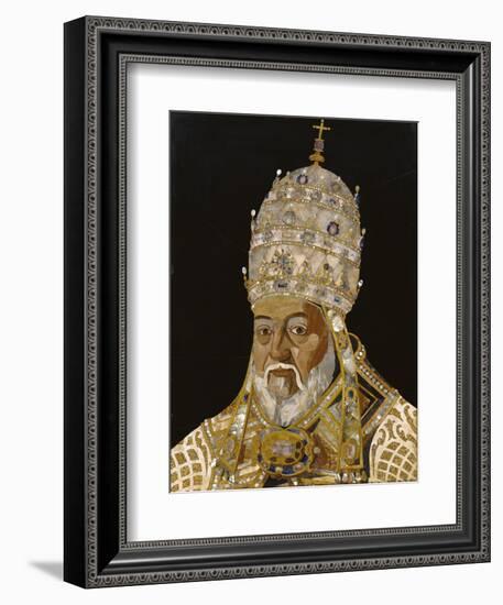 Portrait of Pope Clement VIII, 1600-1-Jacopo Ligozzi-Framed Giclee Print