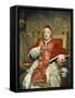 Portrait of Pope Clement XIII Rezzonico-Anton Raphael Mengs-Framed Stretched Canvas