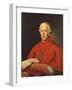 Portrait of Pope Clement XIV in Cardinals Robes, Born Gian Vincenzo Antonio Ganganelli-null-Framed Giclee Print