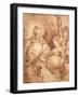 Portrait of Pope Gregory Xiii, Three-Quarter Length, Seated in an Armchair-Bartolomeo Passarotti-Framed Giclee Print