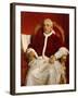 Portrait of Pope Gregory XVI (1765-184)-Paul Hippolyte Delaroche-Framed Giclee Print