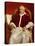 Portrait of Pope Gregory XVI (1765-184)-Paul Hippolyte Delaroche-Stretched Canvas