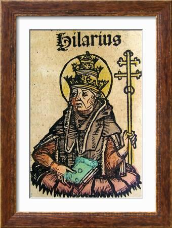 Portrait of Pope Hilarius, Published in the Nuremberg Chronicle, 1493'  Giclee Print | AllPosters.com