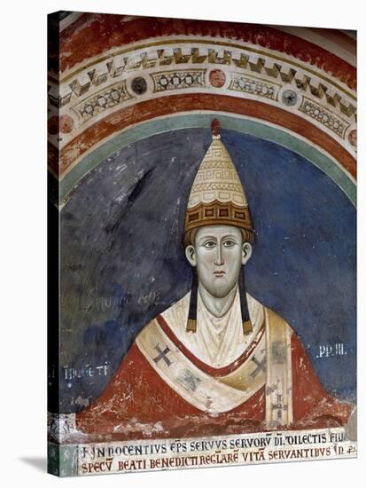 Portrait of Pope Innocent III-null-Stretched Canvas