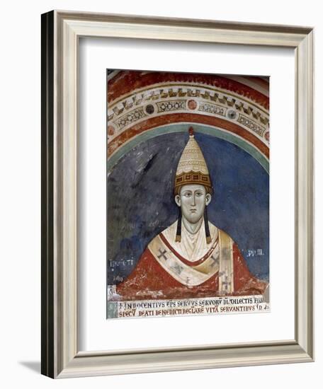 Portrait of Pope Innocent III-null-Framed Giclee Print