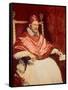 Portrait of Pope Innocent X (1574-1655), 1650-Diego Velazquez-Framed Stretched Canvas