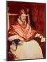 Portrait of Pope Innocent X (1574-1655), 1650-Diego Velazquez-Mounted Premium Giclee Print