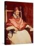 Portrait of Pope Innocent X (1574-1655), 1650-Diego Velazquez-Stretched Canvas