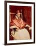 Portrait of Pope Innocent X (1574-1655), 1650-Diego Velazquez-Framed Giclee Print